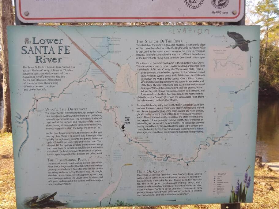 Huck'S Hideaway Near The Santa Fe River Fort White エクステリア 写真
